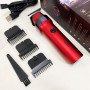 Машинка для стрижки волосся VGR V-987 RED, Бритва триммер для чоловіків