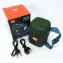 Портативна Bluetooth колонка TG339 5W з підсвічуванням RGB, акумуляторна колонка для музики. Колір: зелений