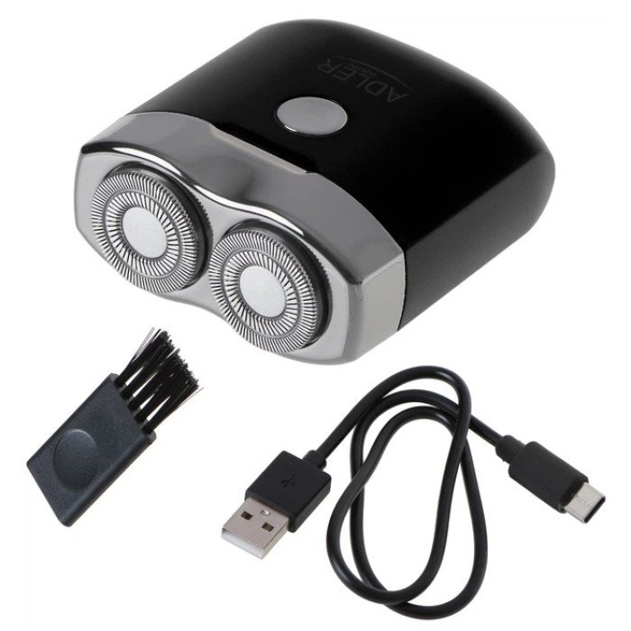 Дорожня бритва бездротова Adler AD 2936 з USB black