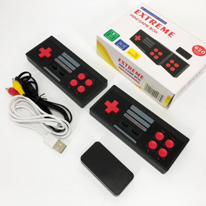 Ігрова приставка з бездротовими джойстиками N-22, Ретро ігрова приставка приставка денді