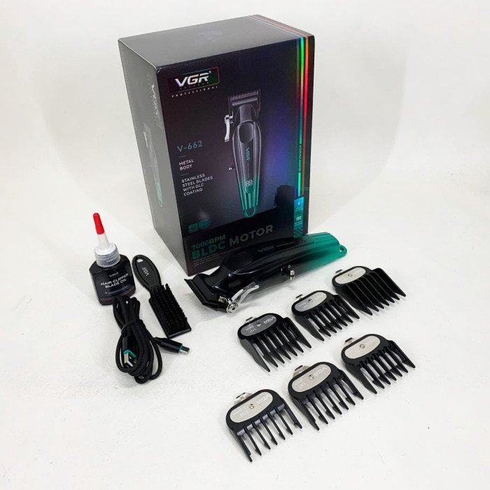 Акумуляторна машинка для стрижки VGR V-662 Колір: золотий