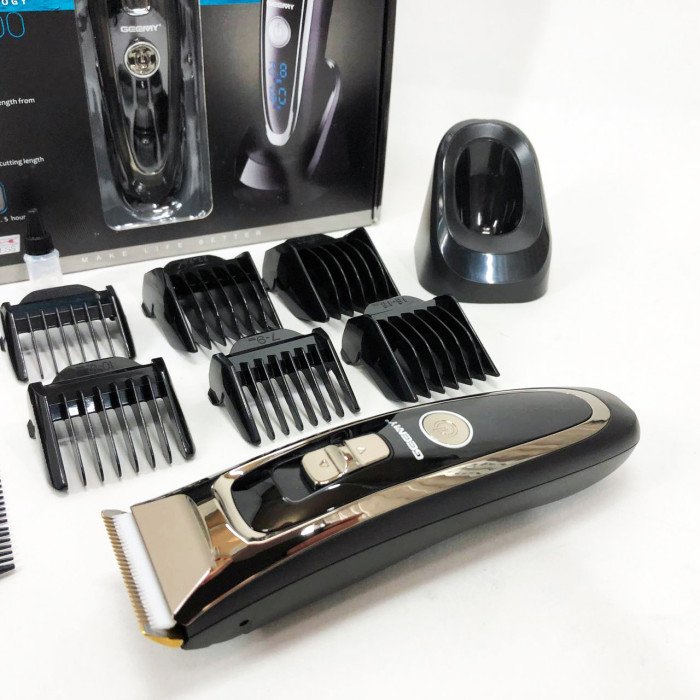 Машинка для стрижки акумуляторна 5 в 1 Gemei GM-800 професійний триммер, електробритва для волосся