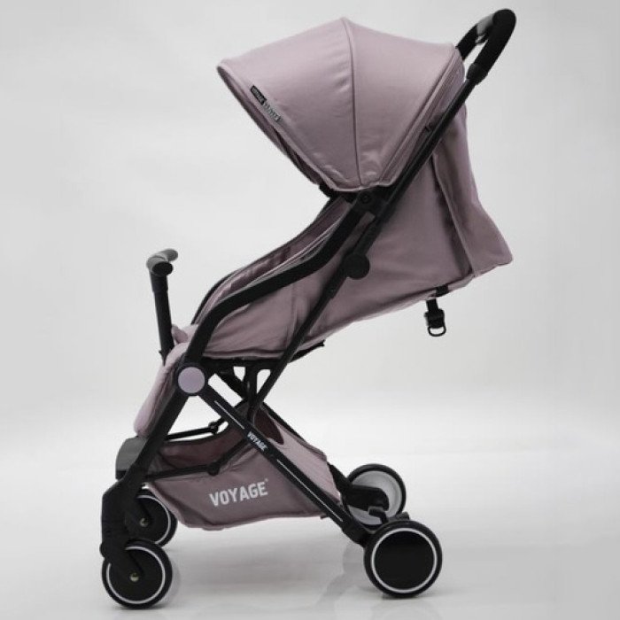 Дитяча прогулянкова легка коляска книжка складана Voyage Smart T3101F. Колір: рожевий
