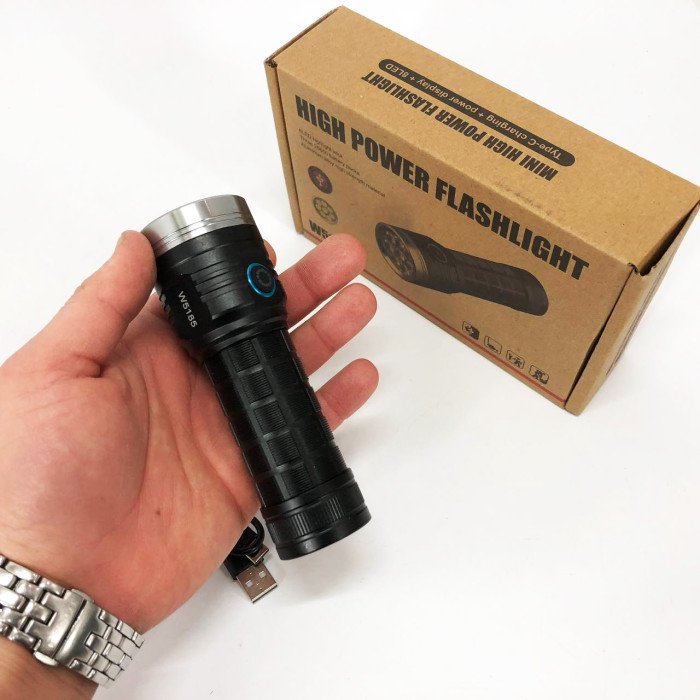 Ліхтарик компактний PLD W5185-8XHP360, Високоякісний ліхтарик, Довговічний світлодіодний ліхтар