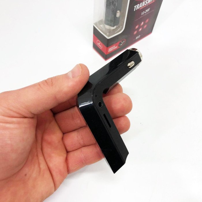 Автомобільний MP3 Трансмітер FM-модулятор HZ H13 LCD AUX/USB, Bluetooth фм передавач для автомагнітоли