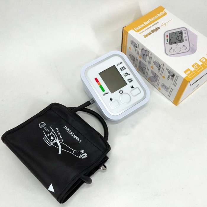 Автоматичний тонометр ARM Style B02R з індикатором аритмії, гарний апарат для вимірювання тиску