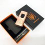 Електрична та газова запальничка Україна із USB-зарядкою HL-435, запальничка незвичайна. Колір: золотий