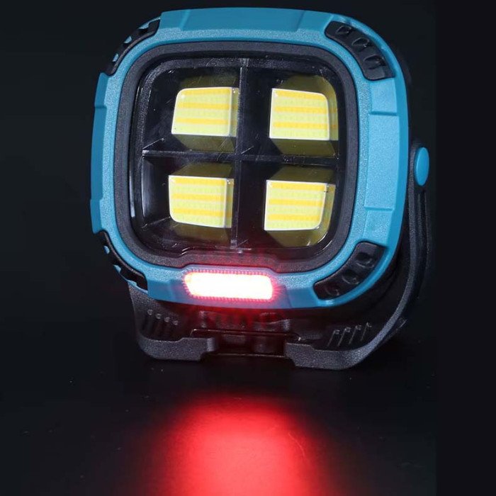 Ліхтар кемпінг W894-1-4COB(White+Yellow)+5SMD(Red) Power bank