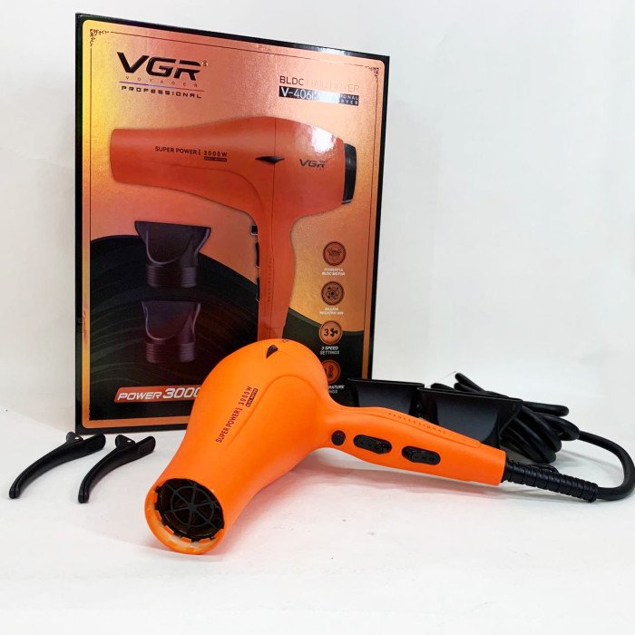 Фен VGR V-406 ORANGE 3000Вт