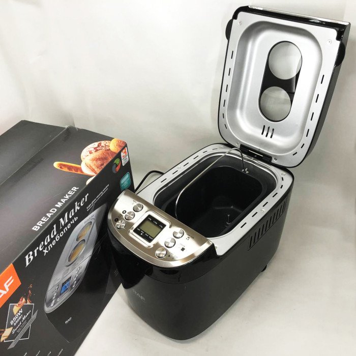 Хлібопічка RAF R.564, 15 програм, 1000-1500 г, з таймером та антипригарним покриттям