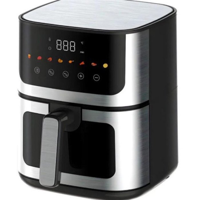 Аерогриль Rainberg RB-2268 4200 Вт аерофритюрниця безолійна без олії з регулюванням температури 8 л