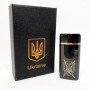 Електрична та газова запальничка Україна з USB-зарядкою HL-432, сенсорна запальничка. Колір: чорний