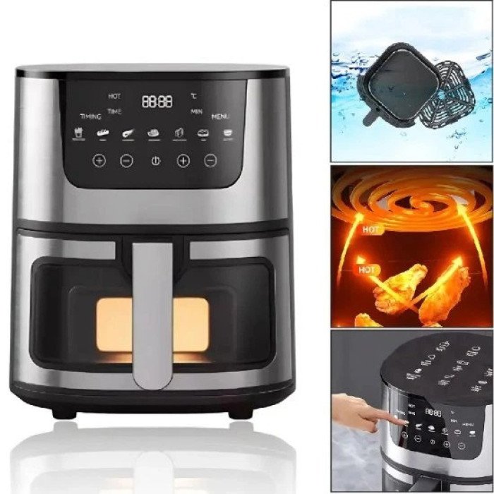 Аерогриль Domotec MS-3225 3800Вт 7л багатофункціональний з регулюванням температури