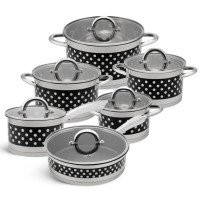 Набір посуду Edenberg EB-4055 з капсульним дном нержавіюча сталь 12 предметів