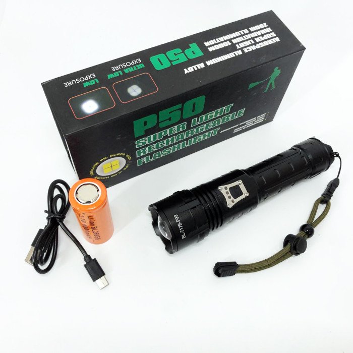 Ліхтар Над яскравий Police BL-717B-P99 Ultra Brite, Переносний ручний потужний ліхтар водонепроникний