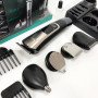 Набір для стрижки VGR 5 в 1 V-111, 9 насадок, Акумуляторний універсальний триммер для стрижки