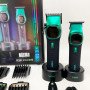 Комплект VGR 2 в 1 V-885 S2 GREEN, акумуляторна машинка для стрижки та триммер