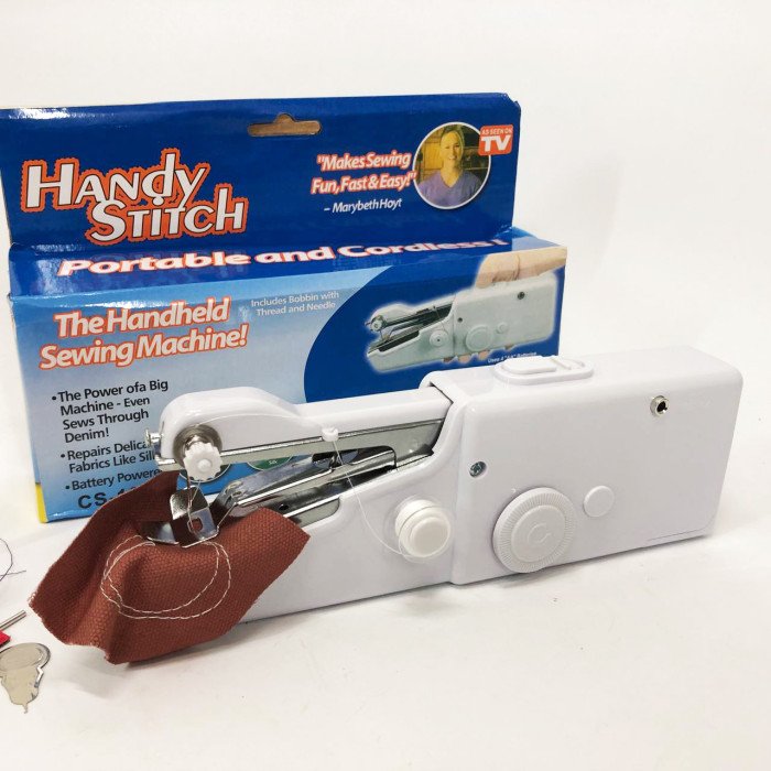 Портативна міні-швейна машинка HANDY SWITCH CS-101B, Ручна швейна машинка зручна компактна