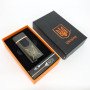Електрична та газова запальничка Україна з USB-зарядкою HL-432, сенсорна запальничка. Колір: чорний