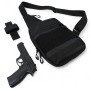 Тактична сумка на плече з кобурою, система MOLLE, патч-панель, Cordura