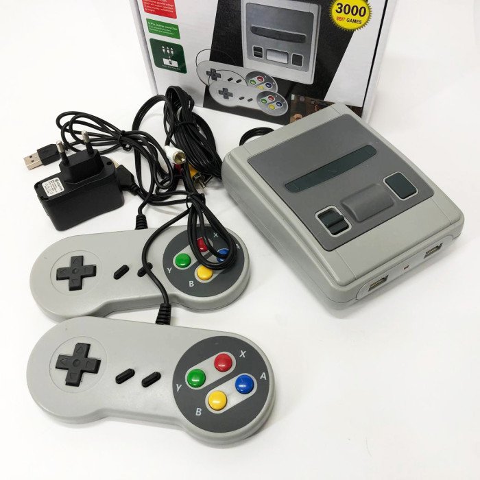 Консоль ігрова з джойстиками Retro LH-2221 3000 ігор, Приставка з джойстиком для другого гравця