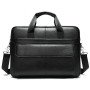 Чоловіча шкіряна сумка для ноутбука з італійської шкіри, формат А4, преміум клас