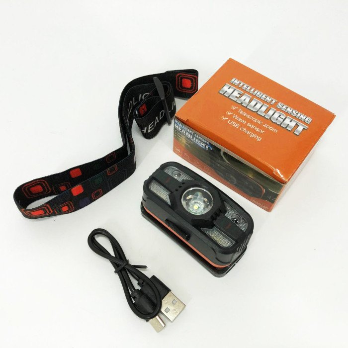 Налобний ліхтар WH-0188, XPE+SMD, Налобний ліхтар для туризму риболовлі та полювання, Налобна лампа