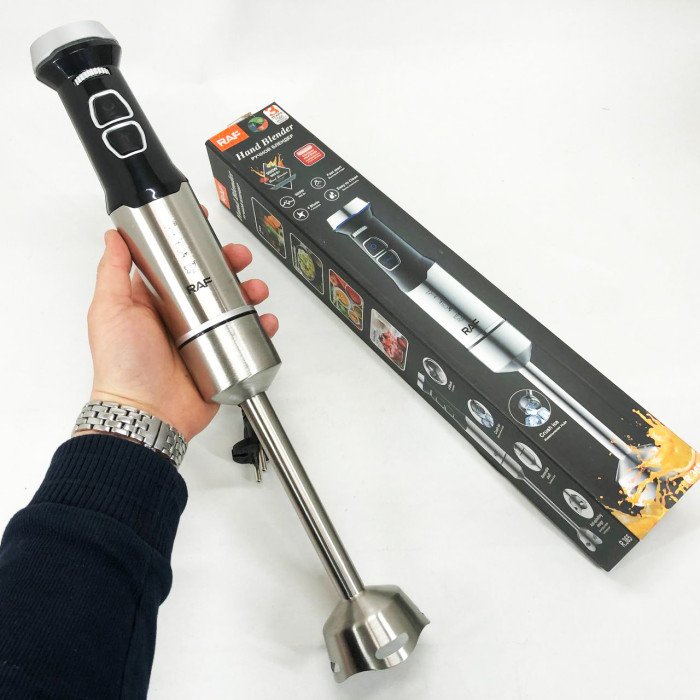 Металевий блендер R.365 високошвидкісний ручний блендер