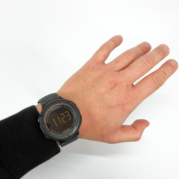 Годинники наручні чоловічі SKMEI 1841BK BLACK, для військовослужбовців, тактичні протиударні. Колір: чорний