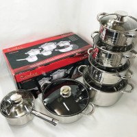 Набор посуды UNIQUE UN-5036 из нержавеющей стали с толстым 5-ти слойным дном. Набор посуды UNIQUE UN-5036 из нержавеющей стали с толстым 5-ти слойным дном.