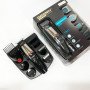 Машинка для стрижки 5в1 Geemy GM-853 стайлер, бритва, триммер на акумуляторі нержавіюча сталь 6 насадок