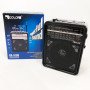 Радіоприймач GOLON RX-9100 USB+SD Радіо з ліхтарем, Ретро радіо, FM передавач. Колір: коричневий