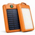 УМБ Power Bank Solar 18000 mAh мобільне зарядне з сонячною панеллю та лампою, Power Bank Charger Orange