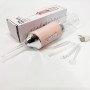 Іригатор для чищення зубів та порожнини рота Oral Irrigator з акумулятором та змінними насадками. Колір: рожевий