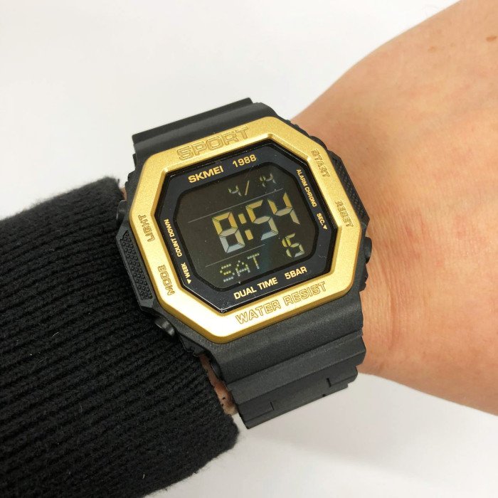 Годинник наручний чоловічий SKMEI 1988GD, армійський годинник протиударний, водостійкий тактичний годинник
