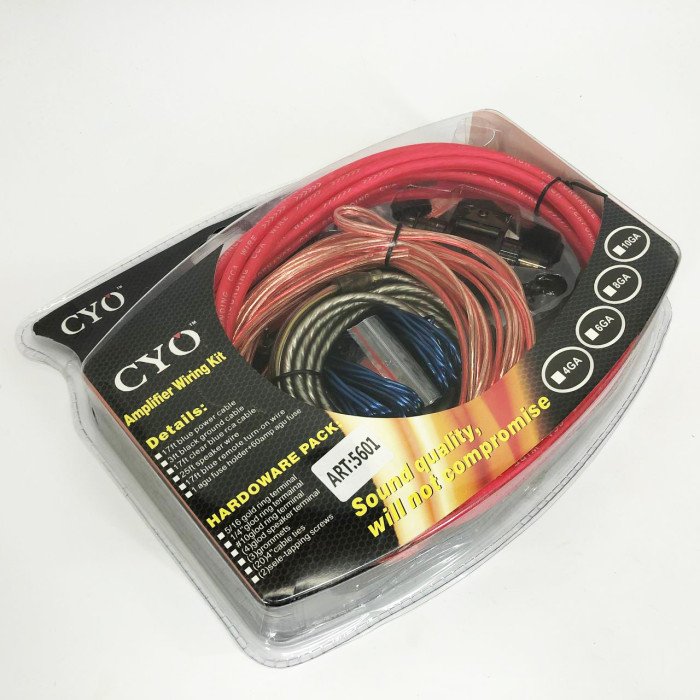 Комплект дротів для сабвуфера MDK MD-8GA дроту для підключення підсилювача