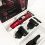 Машинка для стрижки волосся Gemei GM-6046, Машинка для стрижки волосся та гоління. Колір: червоний