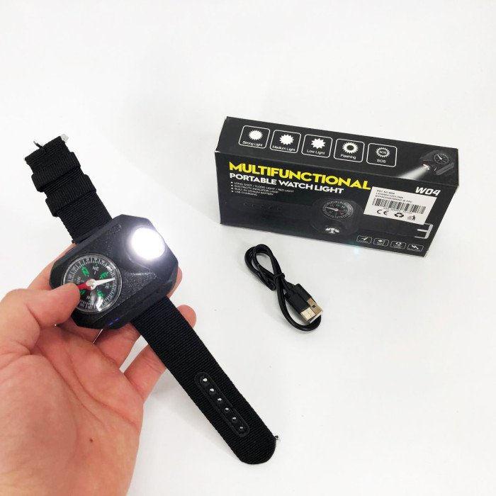 Ліхтар на руку W04-LED, Ліхтар ручний потужний, Тактичний ліхтар, Надпотужний ліхтарик, Підствольний ліхтарик