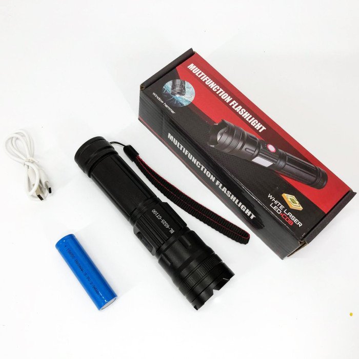 Ліхтарик кишеньковий світлодіодний Police BL-6525-GT100 з ремінцем та функцією зуму