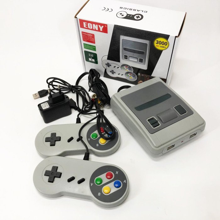 Консоль ігрова з джойстиками Retro LH-2221 3000 ігор, Приставка з джойстиком для другого гравця