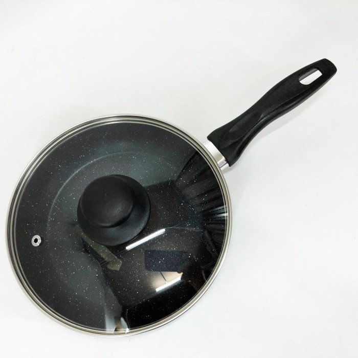 Сковорода з кришкою та антипригарним покриттям UNIQUE UN-5162 20 см, Сковорода фірмова для приготування