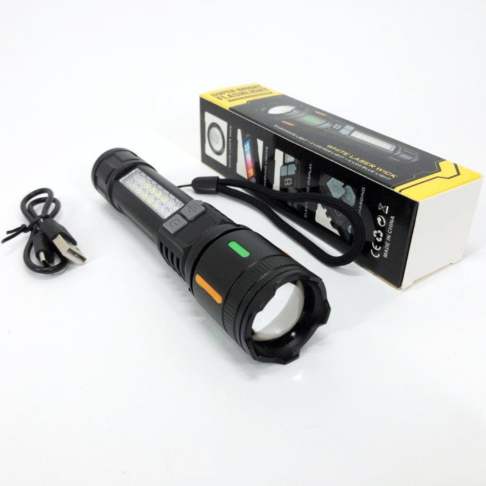 Ліхтар 530-2-TG+COB(white+red+blue)