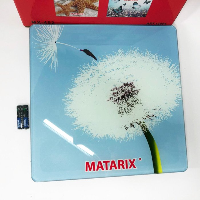 Ваги для підлоги MATARIX MX-452 180 кг, Ваги для вимірювання маси тіла, Електронні ваги кульбаба