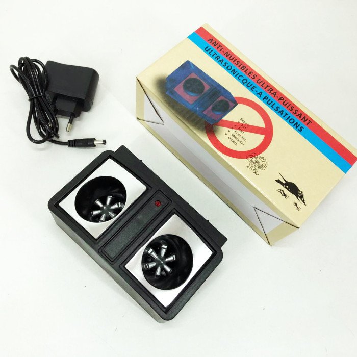 Ультразвуковий електронний відлякувач гризунів, мишей, щурів та комах DUAL SONIC PEST REPELLER