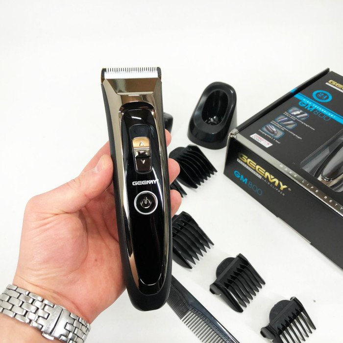 Машинка для стрижки акумуляторна 5 в 1 Gemei GM-800 професійний триммер, електробритва для волосся