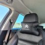 Набір шкіряних подушок Citroën з натуральної італійської шкіри + фірмовий брелок у подарунок