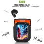 Бездротові навушники HTC NE20 AI з функцією переведення в режимі реального часу
