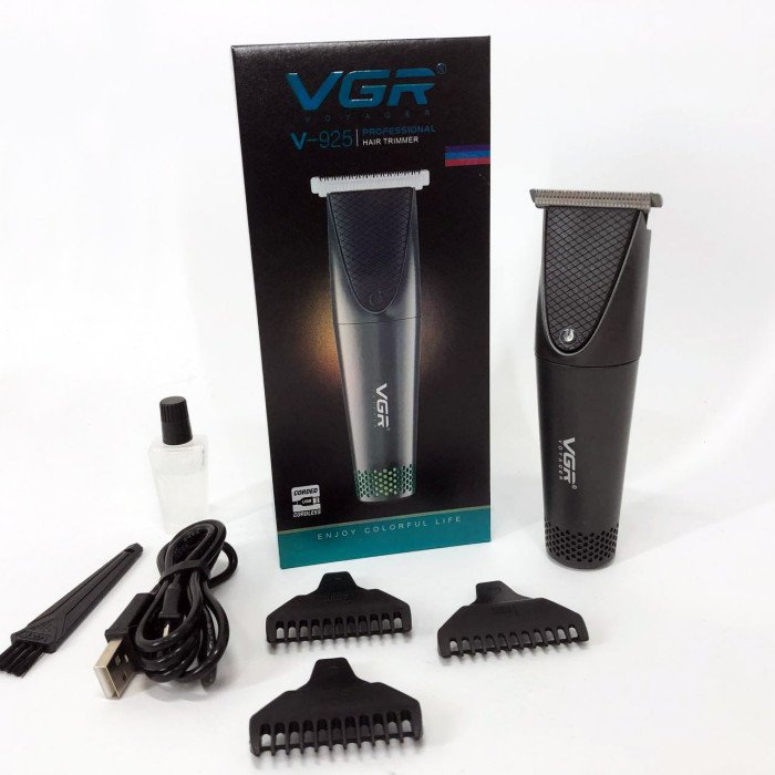 Машинка для стрижки VGR V-925, Професійна бездротова машинка для стрижки волосся, вусів, бороди