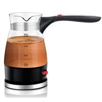 Кавоварка електрична турка 0.5л 600Вт нержавіюча сталь Domotec R-128