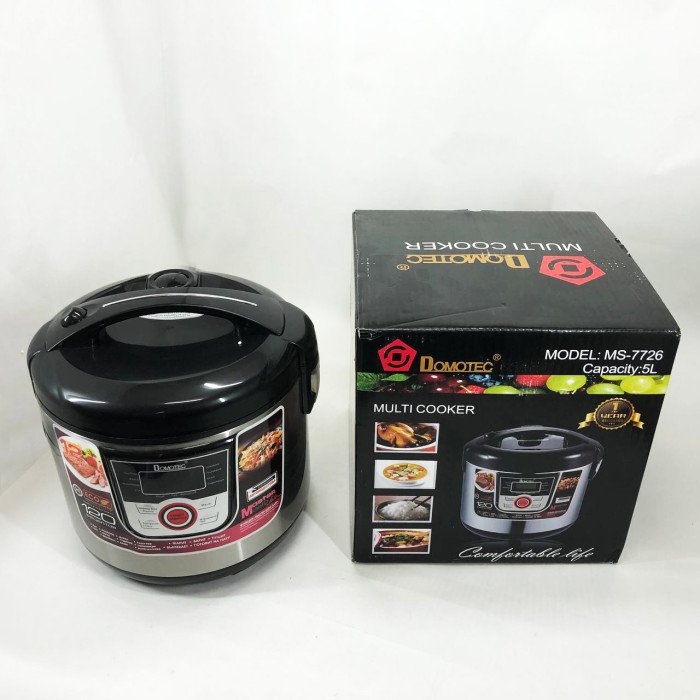 Мультиварка електрична пароварка рисоварка Domotec MS-7726 5л/12 програм Майстер Шеф 1500 W